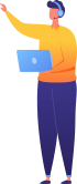 Footer Man Illustration